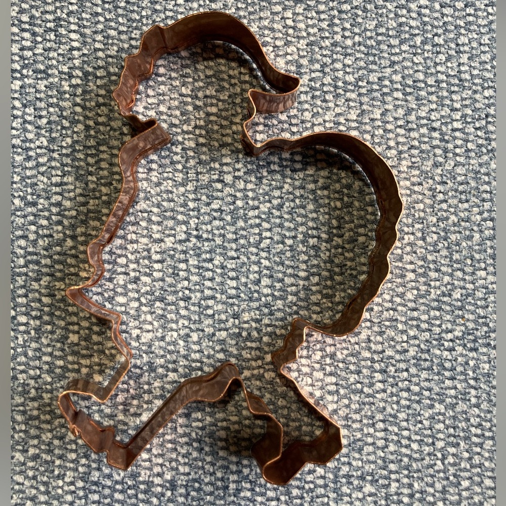 Copper Santa Cookie Cutter